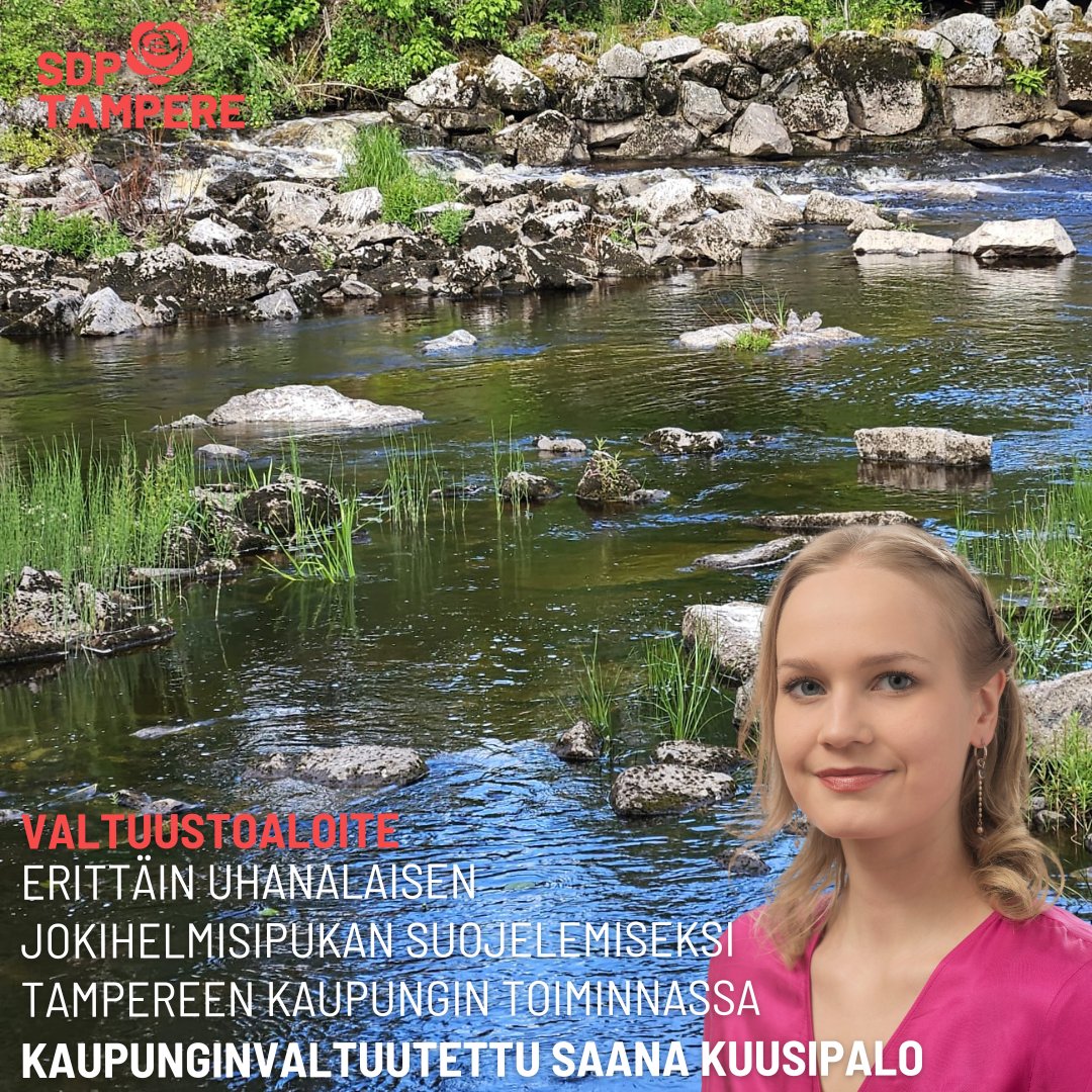 Palautusesitys: Valtuustoaloite erittäin uhanalaisen jokihelmisimpukan suojelemiseksi